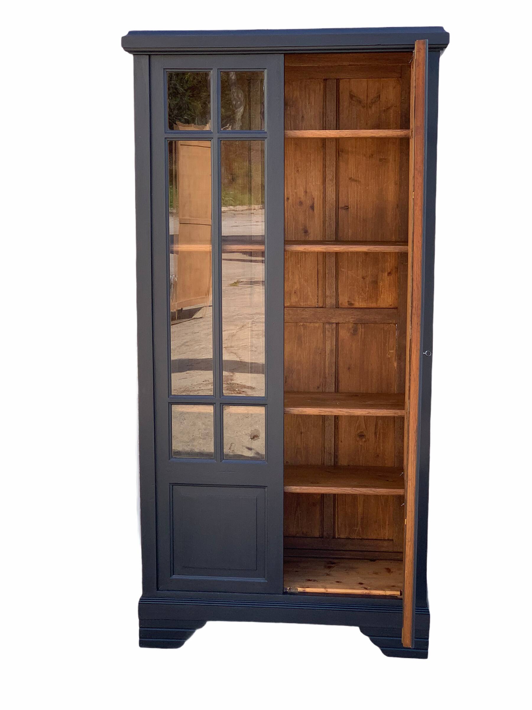 Glass-glazed Parisian wardrobe 1930