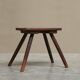 Stool or solid wood side table, mid-century style, 1950s