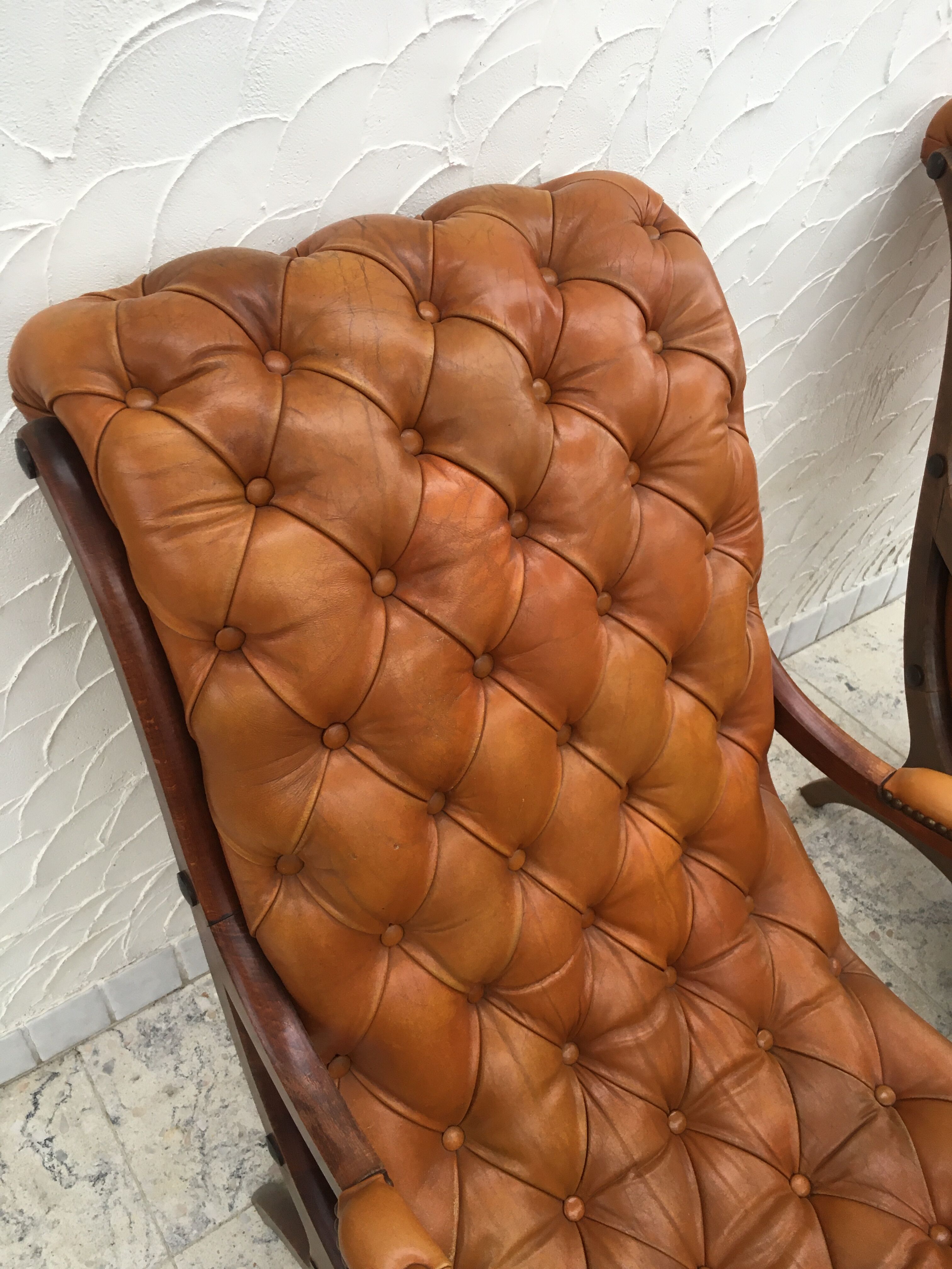 Chesterfield chairs duo