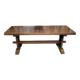 Large farmhouse or monastery table in solid oak.