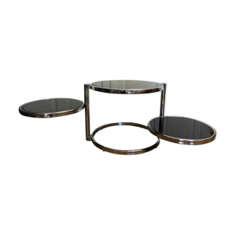 3-level coffee table Leitmotiv-swivel