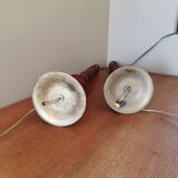 Pair of vintage lamp bases by Julie Prisca