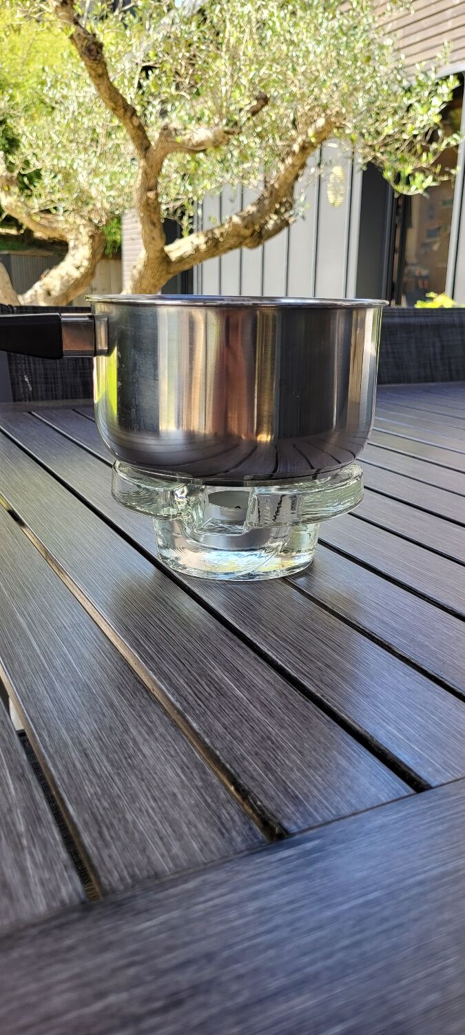 Old glass plate heater