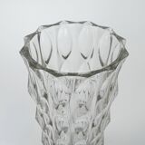 Crystal vase, Italian design, 1960s, manufactured in Italy