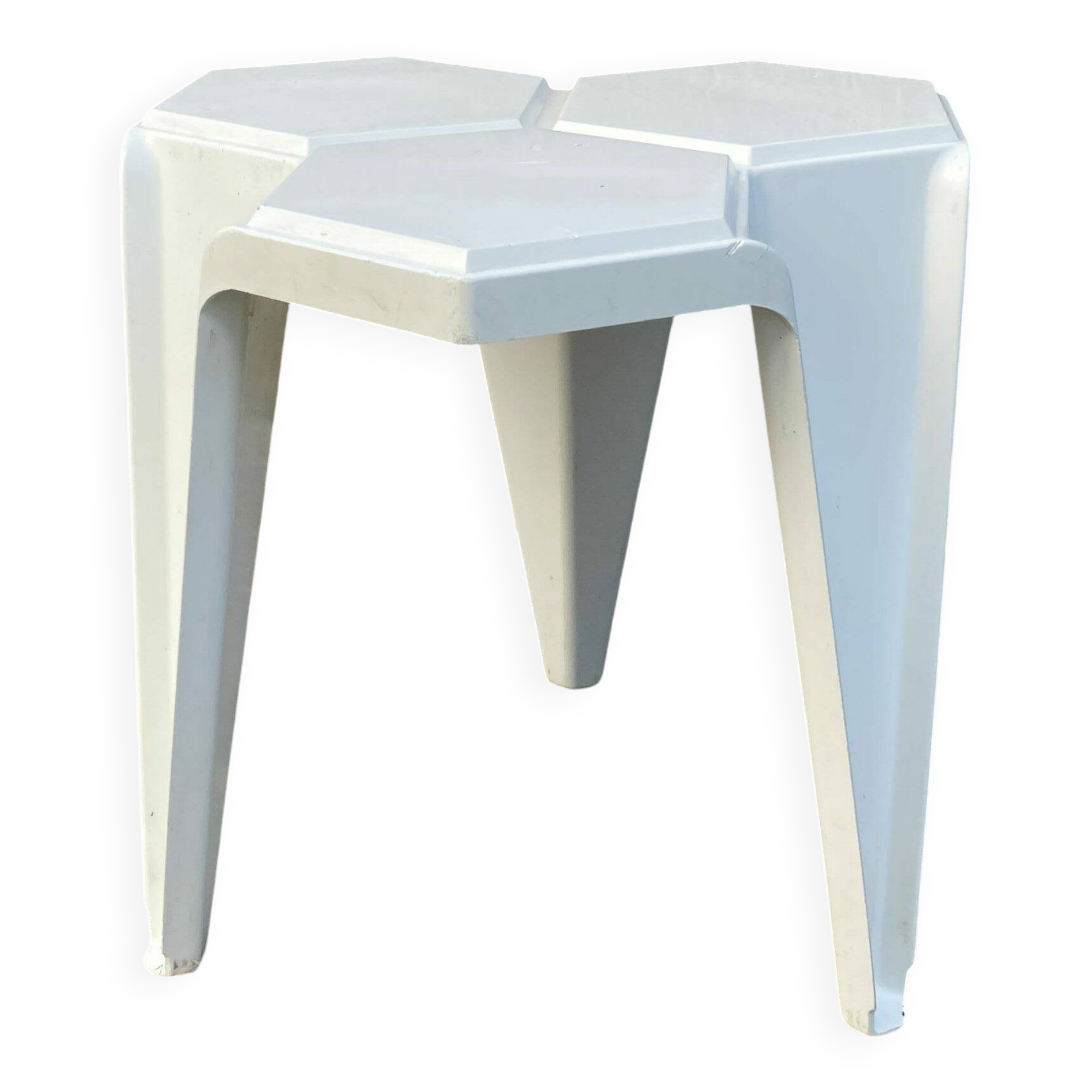 Vintage plastic side table