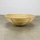 Large wicker bowl 48 cm, vintage, 60s, rattan