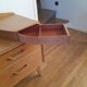 Compass foot dressing table from the 50s