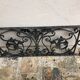 Antique cast iron balcony grill