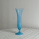 Blue opaline glass vase