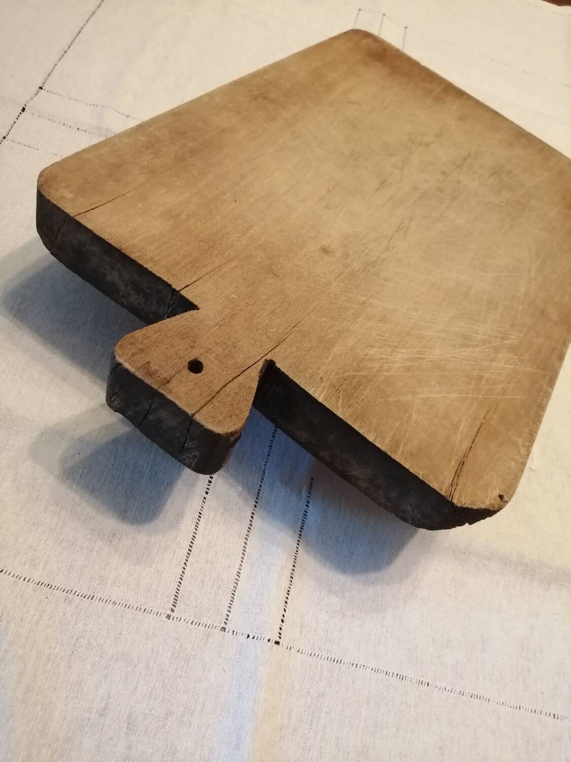 Old wooden cutting board