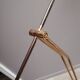 Gold metal counterweight lamppost