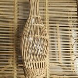 Vase, carafe, glass bottle, rattan wicker