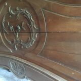 Carved wooden headboard 147X87