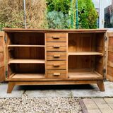 Buffet René Gabriel pieds compas 1945/50