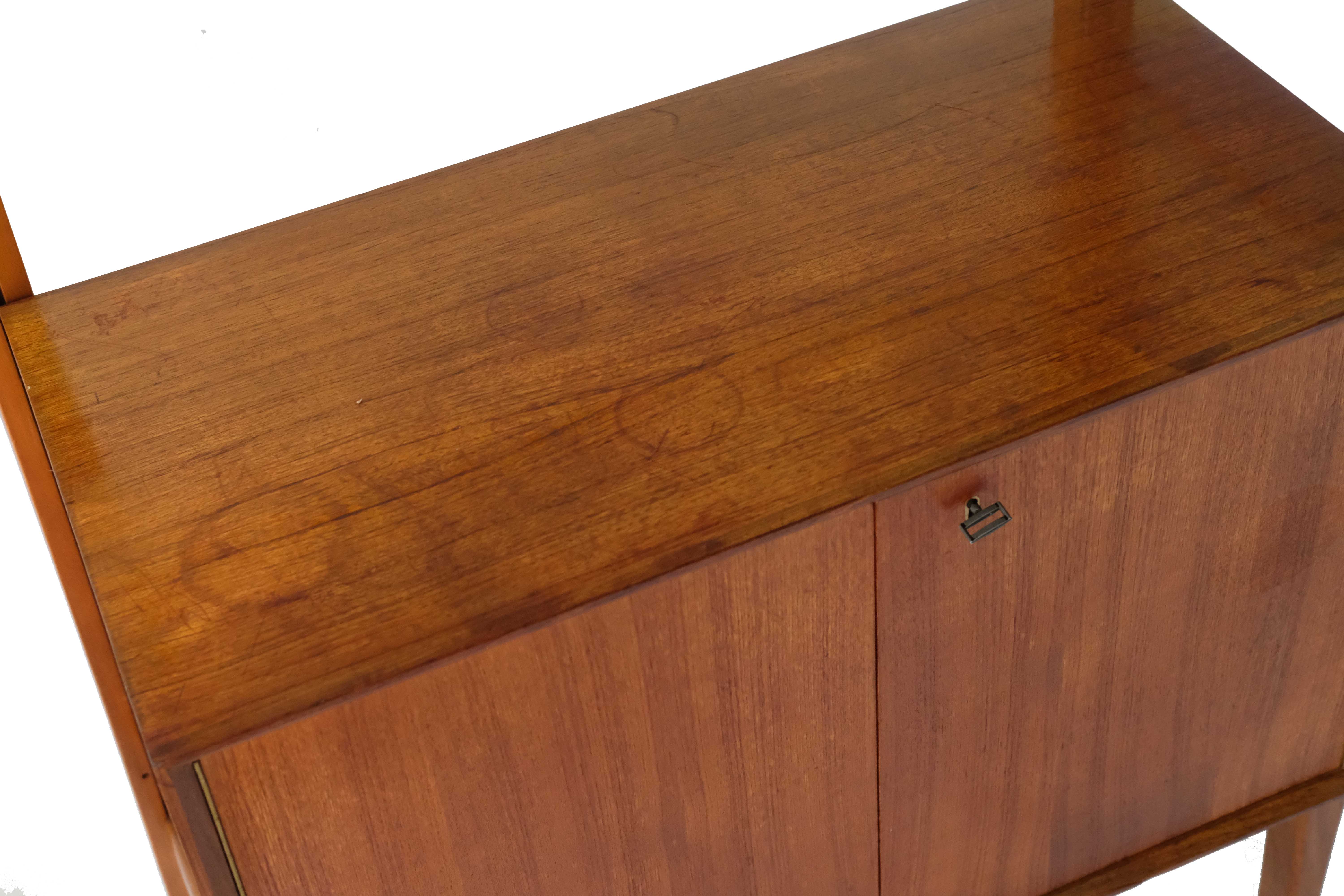 Mid-Century Danish Modern Teak Wall Unit System, 1970's