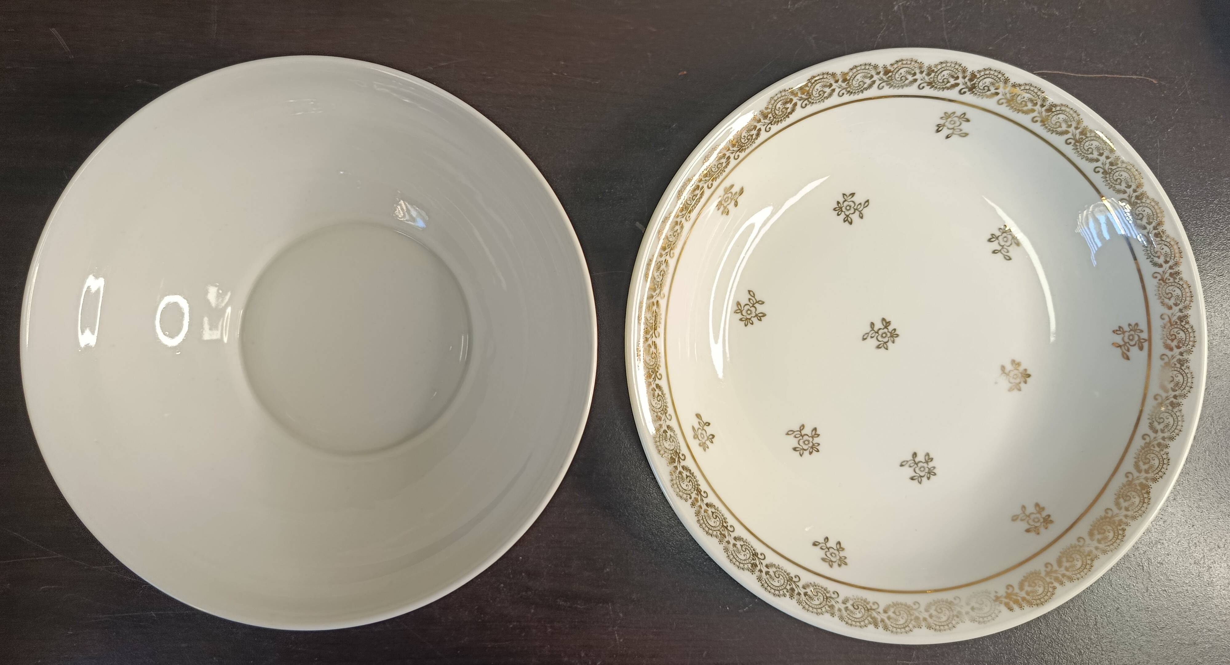 Service de table complet, porcelaine de Limoges et dorures, LOT 2