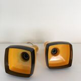 Vintage hanging lamp by Bent Karlby for A. Schroder, Kemi, 1970s