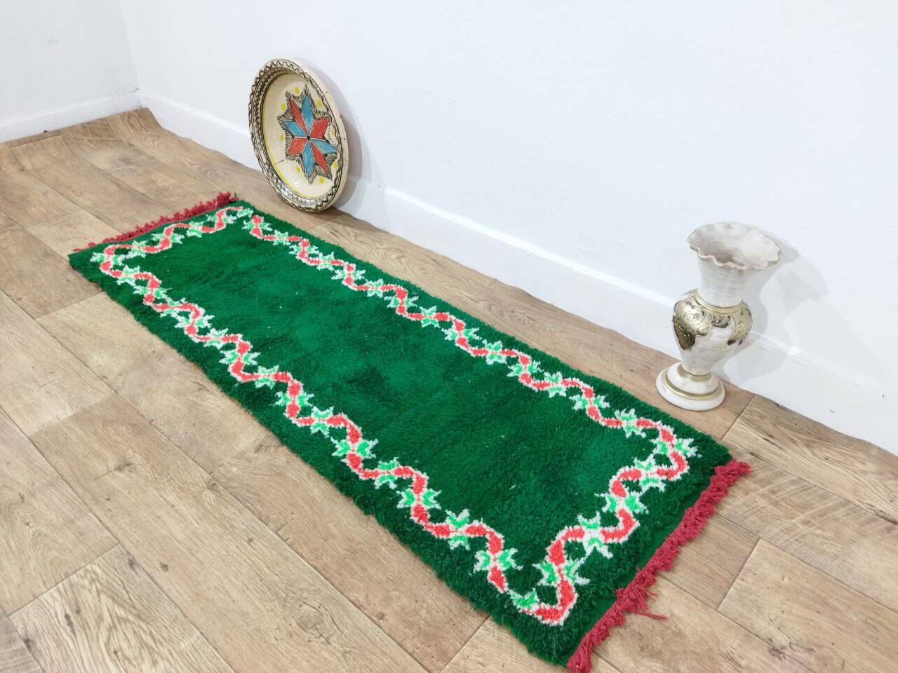 Handcrafted Moroccan Berber Rug 150 X 50 CM