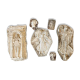 Lot bas-relief in plaster