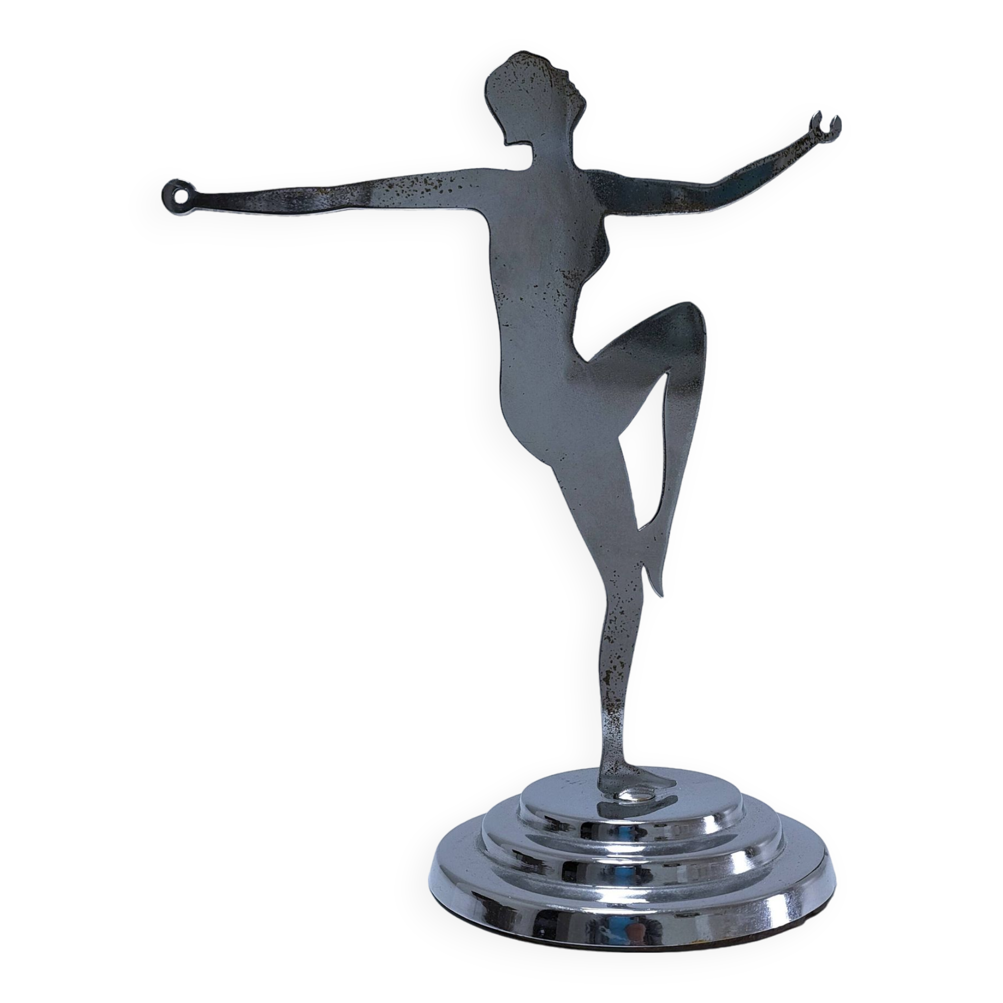 Metal jewelry holder Art Deco style bathroom decor