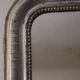 Miroir Louis Philippe argenté