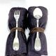 12 Louis XIV style silver cutlery sets
