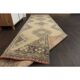 1970s Vintage Turkish Hand-Knotted Wool Cotton Orange Runner Rug 100x360