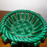 Empty cup pocket vintage braided ceramic pocket