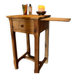 Small living room or kitchen cabinet with hidden shelf