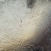 Dessous de plat en métal argenté anglais