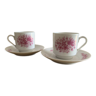 Lot 2 tasses elite porzellan germany 1814 porcelaine