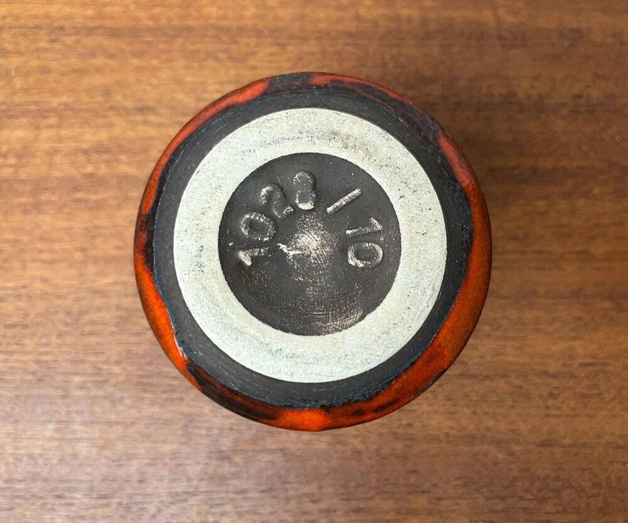 German ceramic vase from the mid-century by Ilkra Edelkeramik, 1960s.