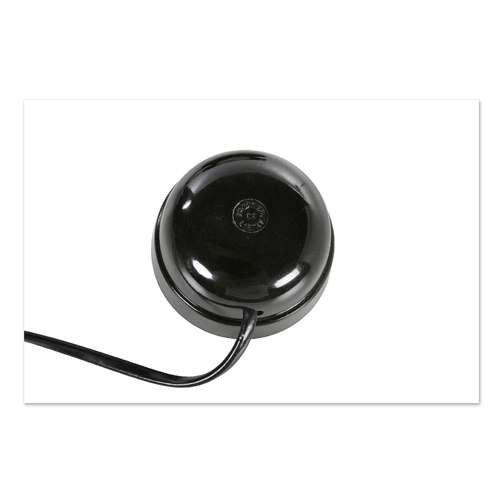 Ancien téléphone en bakélite noire des années 1940