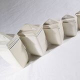 5 K & G Lunéville spice jars