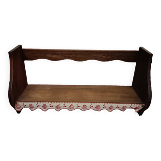 Étagère murale en pin vintage