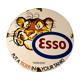 Enamelled plate esso 1957