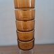 5 amber Luminarc goblets from the 1980s