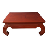 Table laque rouge