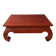 Table laque rouge