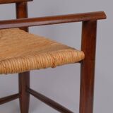 Children's straw armchair