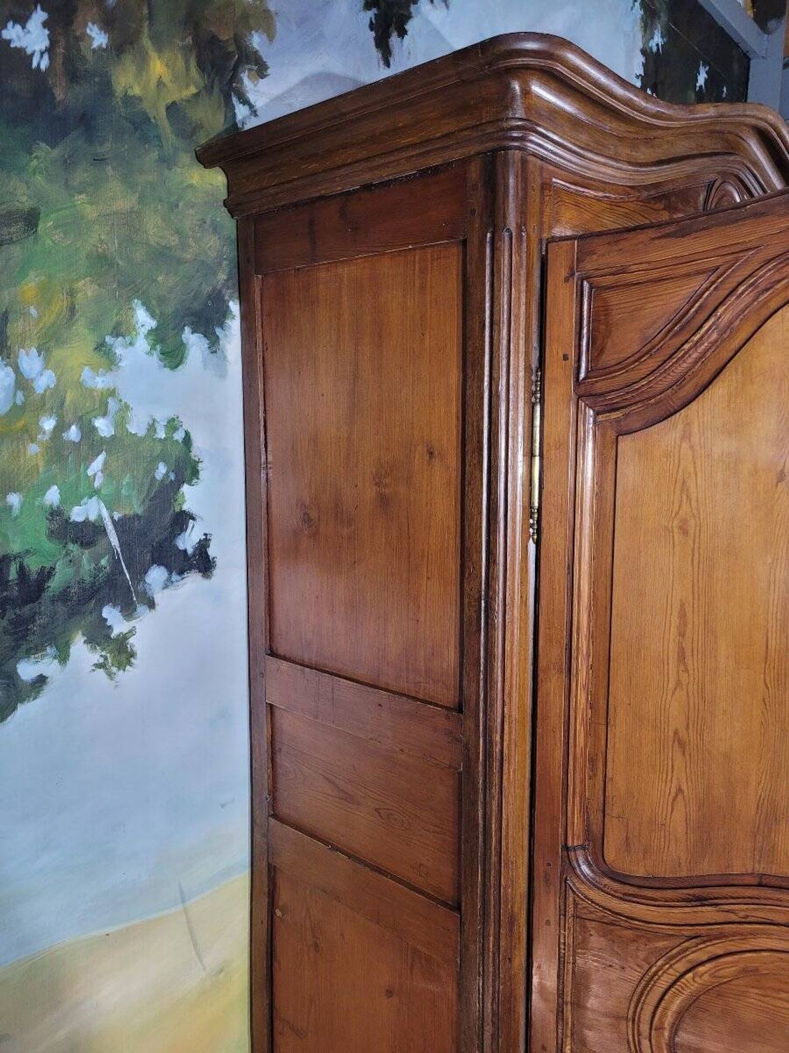 Armoire de montagne en sapin XIX ème siècle