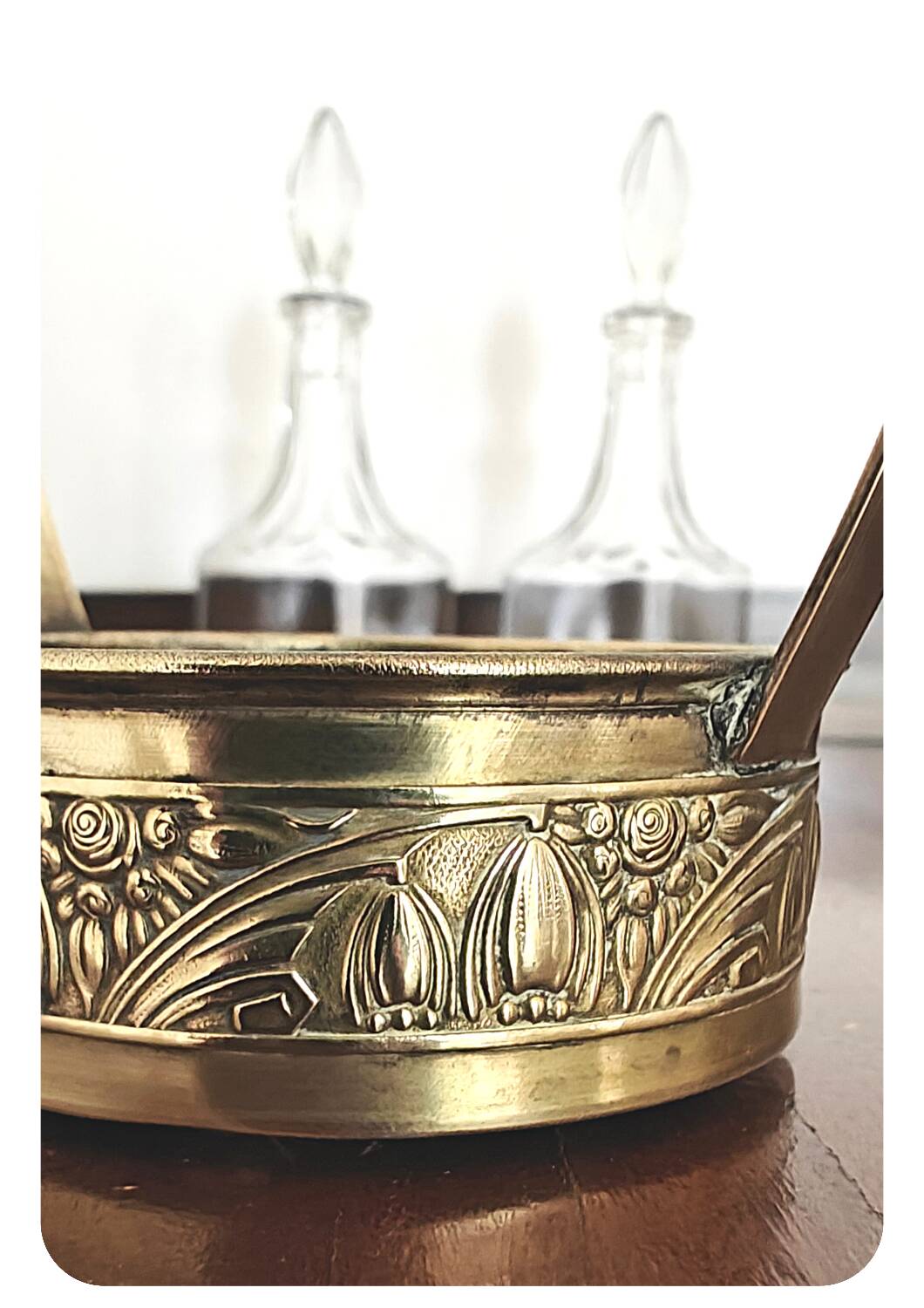 Ensemble de burettes à huile et vinaigre vintage