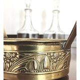 Ensemble de burettes à huile et vinaigre vintage