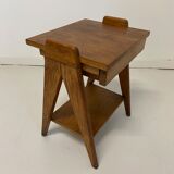Oak bedside foot compass