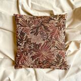 Coussin en jacquard à fleurs 40 cm