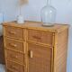 Vintage rattan chest of drawers