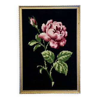 Floral canvas frame