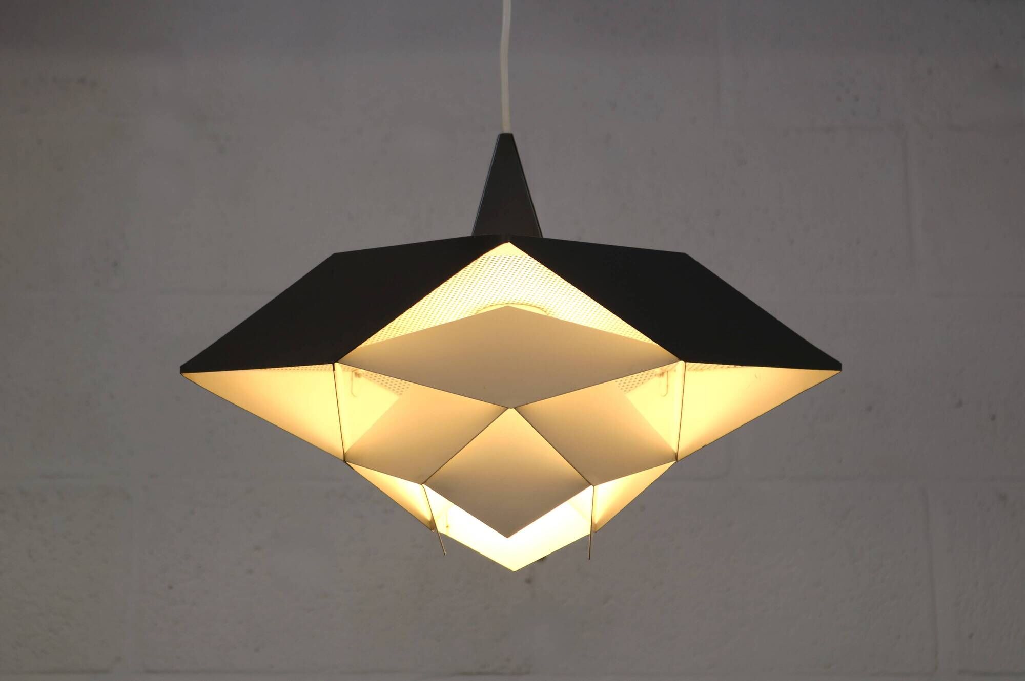 XL Mid-Century Modern Pendant Lamp: Preben Dahl Symfoni, Denmark 1960s