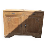 Art Deco sideboard in natural wood