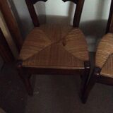 2 chaises paillées